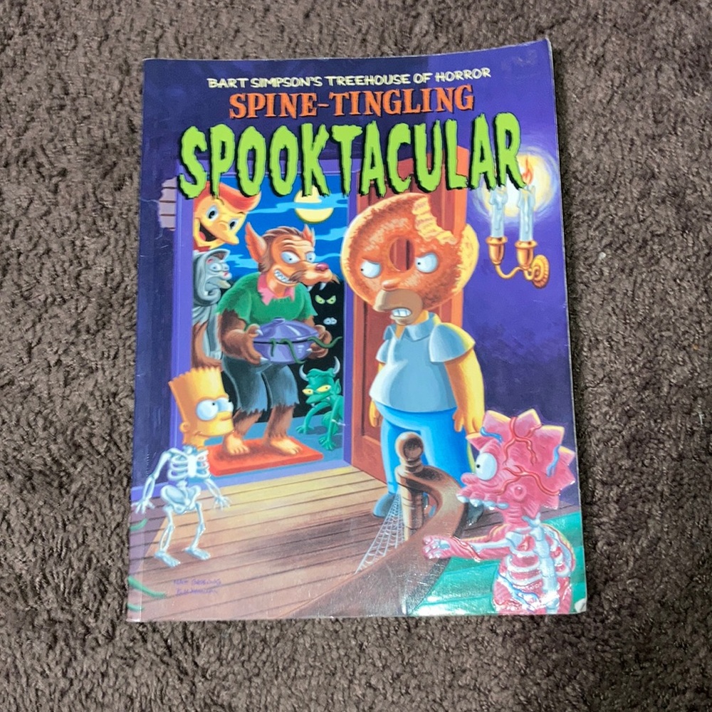 Simpsons Spooktactular comic book